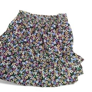 Kidpik ruffled tiered girls skirt